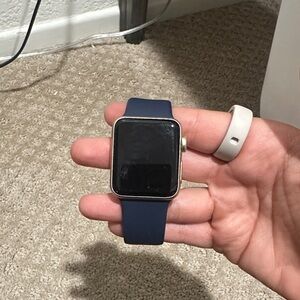 Apple Watch series 2 with blue  Band